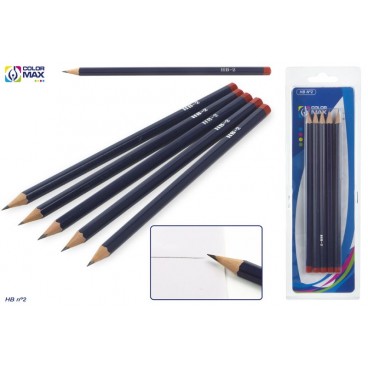BLISTER 4 CRAYONS HB NUM. 2 ( 48 PIECES)