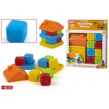 SET MAISON BLOCKS ALPHABET +9 MOIS ( 6 PIECES)