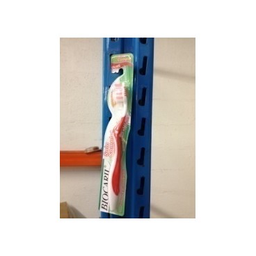 BROSSE A DENT BIOCARIL SOIN COMPLET MEDIUM (Colisage: par 144 piéces- Langues:FR)