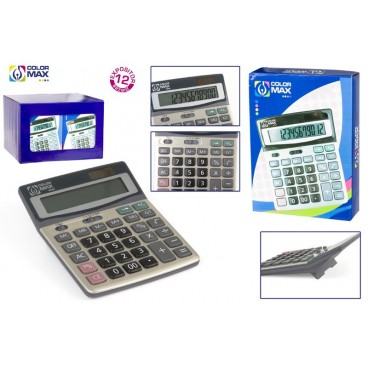CALCULATRICE SOLAIRE 12 CHIFFRES ( 12 PIECES)