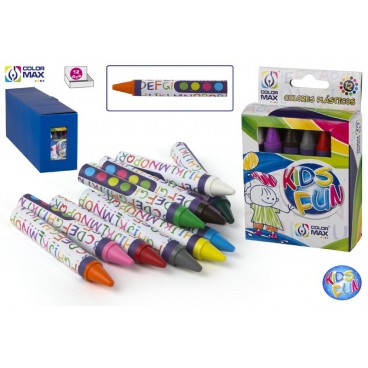 SET 12 COULEURS PLASTIQUE JUMBO ( 24 PIECES)
