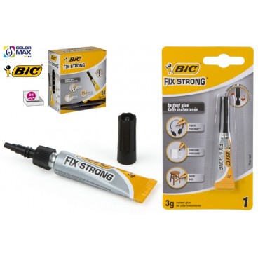 901758 - BLISTER STICK COLLE BIC FIX STRONG 3 GRS ( 24 PIECES)