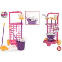 CHARIOT NETTOYAGE GRAND - PINK 10 ( 10 PIECES)