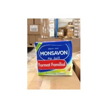 SAVON MONSAVON AU LAIT 6X100 AMANDE (FR-12 PCS)