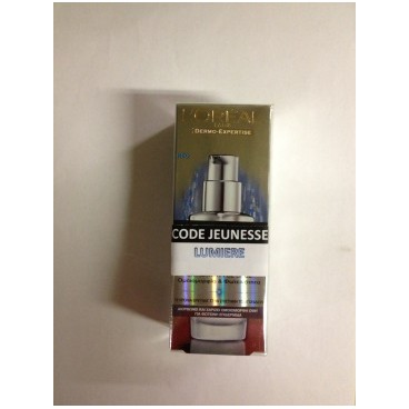 SERUM CODE JEUNESSE LUMIERE L'OREAL 30ML (stickers fournis en français) (GR/FR-12 PCS)