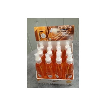 BYPHASSE Kératine Liquide Cheveux secs 250ml (12 PCS)