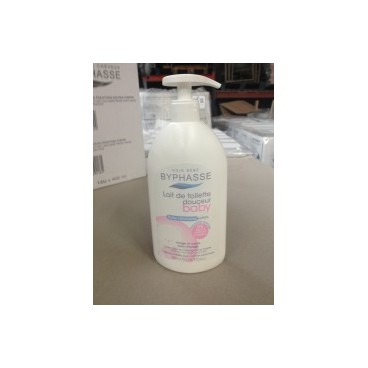 Lait de toilette pour bébé (sans colorants-sans alcool)sans paraben) 500 ml  Flacon pompe (12 PCS)