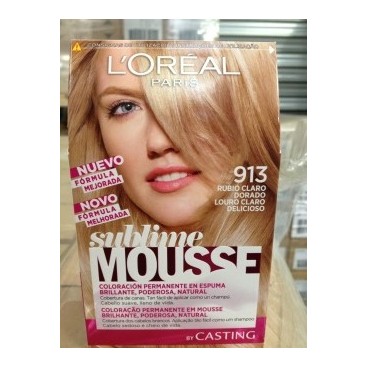 Coloration SUBLIME MOUSSE Casting N° 9-13 Blond très clair beige ( ES/PT-6 PCS)
