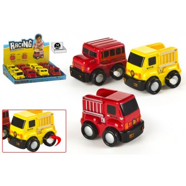 VOITURE RESSORT FOU - DISPLAY 12 - 4 SURT ( 24 PIECES)
