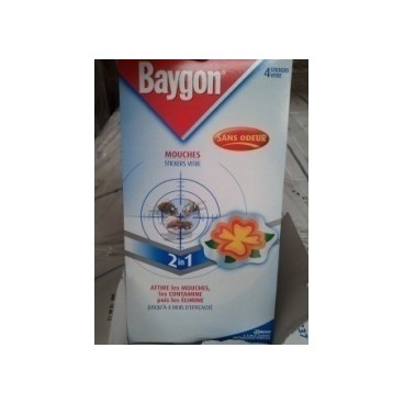 BAYGON Sticker vitres - Tue-mouche x4 (fr-24PCS)