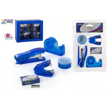 SET AGRAFEUSE AVEC ACCÉSSOIRES BUREAU ( 24 PIECES)