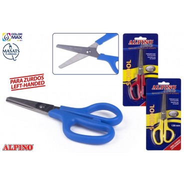 PT0023 - BLISTER CISEAU ALPINO-SCHOOL GAUCHER 130 MM ( 24 PIECES)