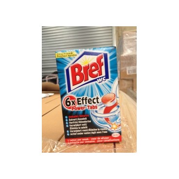 BREF WC Tabs 6xEffect 8x25gr(FR/NL-8PCS)