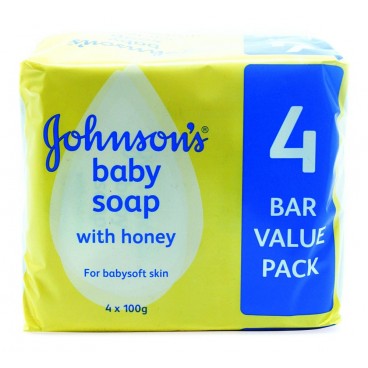 Johnsons Baby Soap 100g 4pk (9x4pk - ENG)