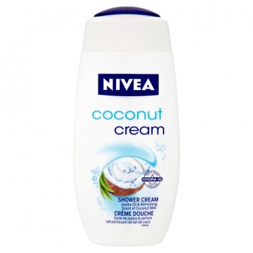 Nivea Shower Coconut Cream (6x250ml - ENG)