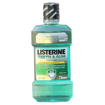 Listerine 500ml Teeth&gum fresh mint (6x500ml - ENG)