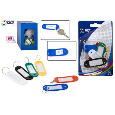 BLISTER 6 PORTE-CLÉS PLASTIQUE ( 48 PIECES)
