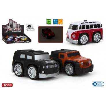VOITURE ÉLECTRIQUE-LUMIÈRE ET SON-MINI CHUB 6 ASS-DI 6 +12M ( 24 PIECES)