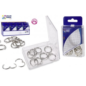 BLISTER 10 ANNEAUX MÉTALIQUES 20 MM ( 48 PIECES)