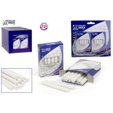 BLISTER 2 PAQUETS X12 CRAIE BLANCHE ( 24 PIECES)