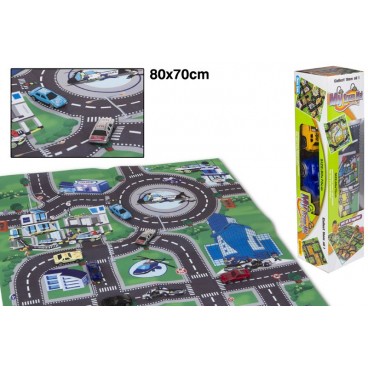 SET TAPIS DE JEUX 80X70CM 2 ASS ( 12 PIECES)