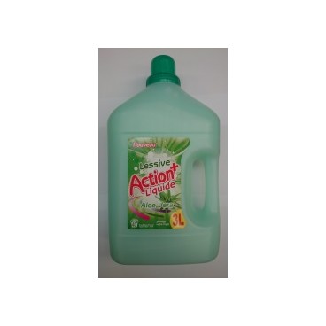 LESSIVE LIQUIDE 3L ACTION ALOE VERA (FR-4PCS)