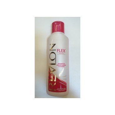 Shampooing REVLON FLEX 400ml Keratine Cheveux secs et abîmés (FR/GB/ES-12PCS)