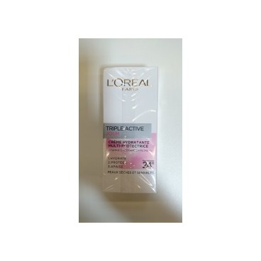 L'OREAL EXPERTISE Créme hydrate, protége et illumine  peaux normales à mixtes  (ES/PT-12PCS)