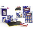 SET TABLEAU, CRAIE ET ÉFFACEUR ( 48 PIECES)