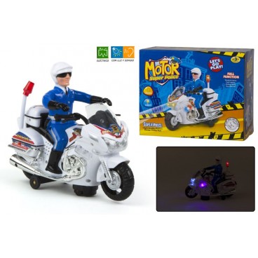 MOTO POLICE LUMIÈRE & SON - MOTORBIKE ( 12 PIECES)