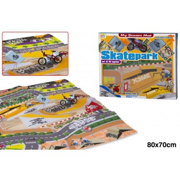 TAPIS PARQUE BICYCLETTE AVEC BICYCLETTE ( 12 PIECES)
