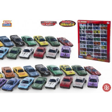 SET 40 VOITURES MÉTALLIQUES - KIDZCORNER ( 12 PIECES)