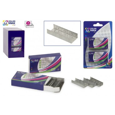 BLISTER 2 PACK X 1000 AGRAFFES 24/6 ( 48 PIECES)