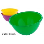 0200866 BOL ROND 28CM.COULEURS (96 PIECES)
