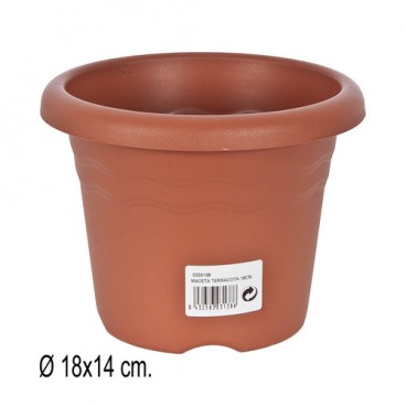 0203138 POT DE FLEURS TERRE CUITE 18CM. (96 PIECES)