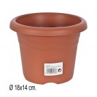 0203138 POT DE FLEURS TERRE CUITE 18CM. (96 PIECES)