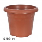 0203141 POT DE FLEURS TERRE CUITE 26CM. (24 PIECES)