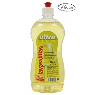 0203194 LIQUIDE VAISSELLE ULTRA CITRON750ML (12 PIECES)