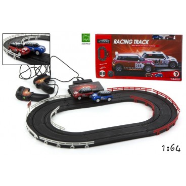 PISTE VOITURES SLOT 1:64 - 114 CM - SPORTIVES - SLOT TRACK ( 6 PIECES)