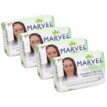 0206925 SAVON ALOE VERA MARVEL 4X75G (24 PIECES)