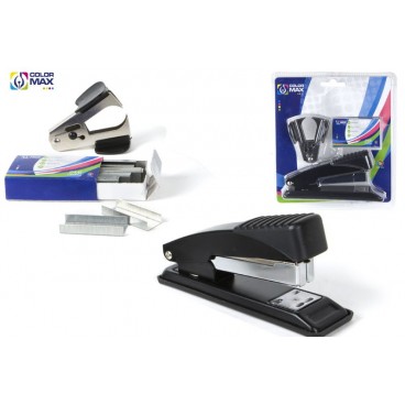 SET AGRAFEUSE BUREAU MÉTALLIQUE ACCS. 1000 AGRAFFES 24/6 ( 48 PIECES)