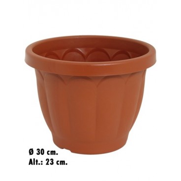 0209456 POT DORIQUE 30CM RONDE (3210) (12 PIECES)