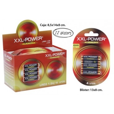 0215613 PILES ALC. R-03 4 PCES. XXL P (144 PIECES)