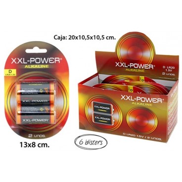 0215620 PILES ALC. R20 2 PCES. XXL-P (72 PIECES)
