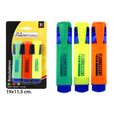 0215767 FEUTRES FLUO 3 UNITES (144 PIECES)