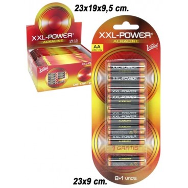 0216862 PILES ALCALINES R-6 8+1 XXL (48 PIECES)