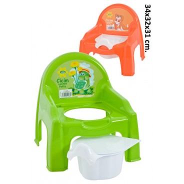 0251436 CHAISE WC BEBE COULEUR ASSORTIE (12 PIECES)