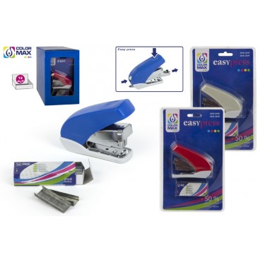 SET AGRAFEUSE PROFESSIONNELLE FACILE PRESSION - 24/6 3 ASS ( 24 PIECES)