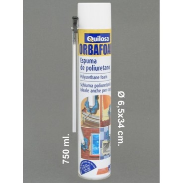 0252323 ESPUMA POLIURETANO AEROSOL 750ML. (12 PIECES)