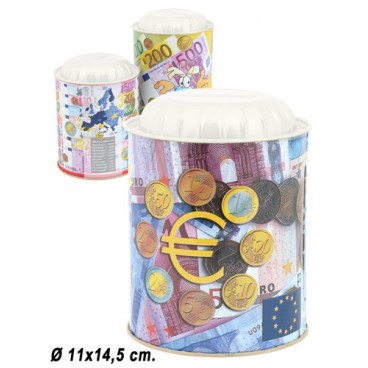 0256304 TIRELIRE ENFANT MOD EURO COUVER OR (20 PIECES)